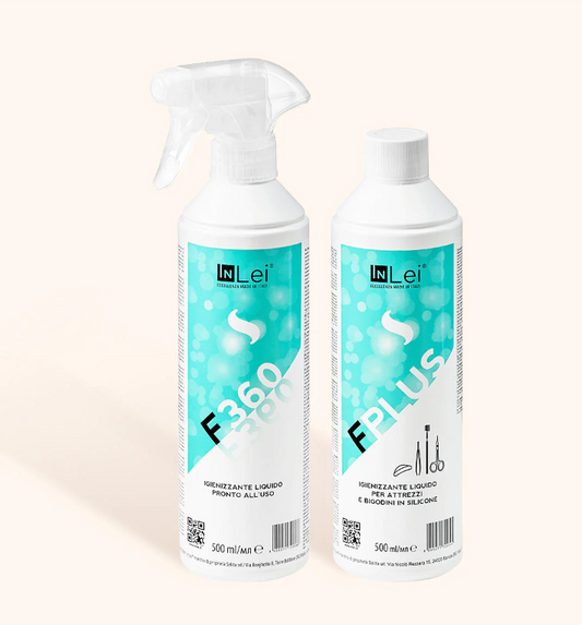 LOTE DE DESINFECCION INLEI LIQUIDO F PLUS & F360 SPRAY DESINFECTANTE