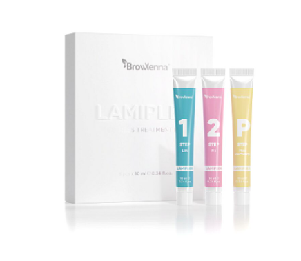 BrowXenna Lami Plex set para laminación exprés de cejas y pestañas