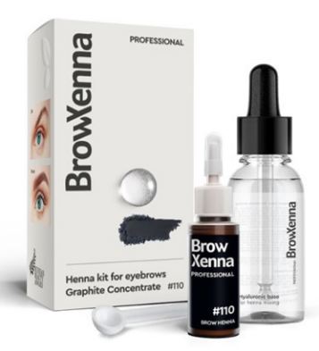 BROWXENNA® HENNA 110 – GRAPHITE CONCENTRATE (VIAL 10 ML)