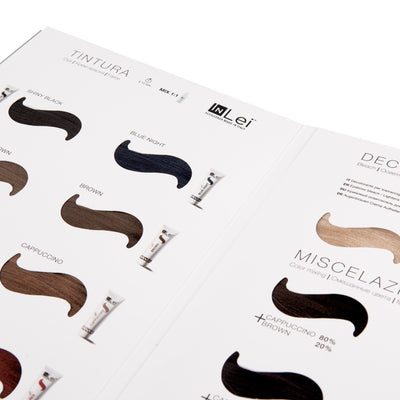 InLei® Lash & Brow Tint Colour Chart
