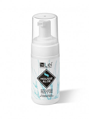 InLei "MOUSSE ALOE" desmaquillante delicado para pestañas y rostro