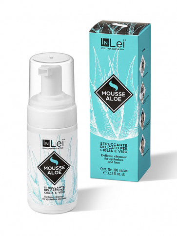 InLei "MOUSSE ALOE" desmaquillante delicado para pestañas y rostro