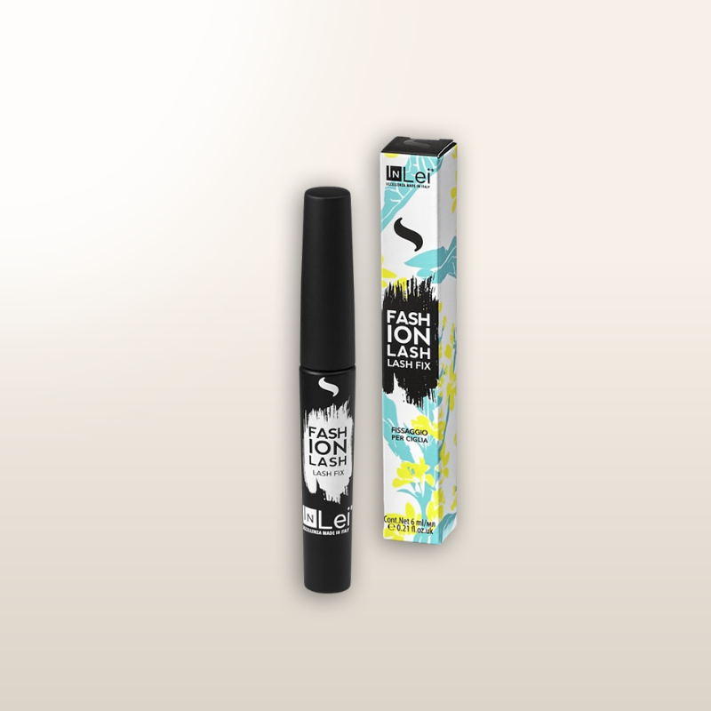 Máscara fijadora de pestañas INLEI® Fashion Lash, tubo negro y estuche