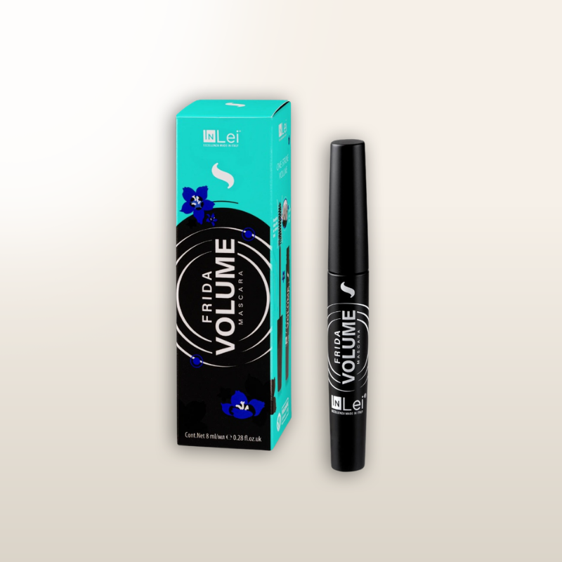 Máscara de pestañas INLEI® Frida, tubo negro y estuche, volumen, 8 ml