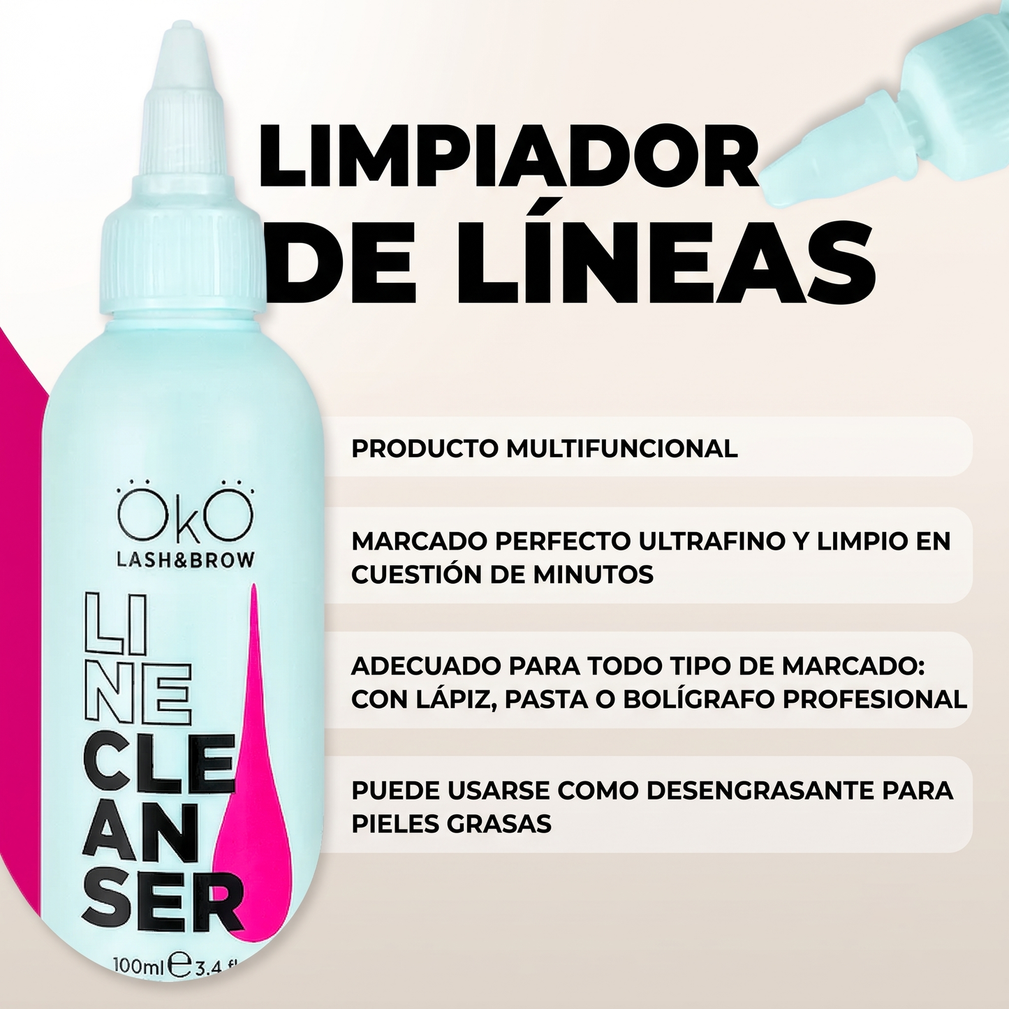 OKO LASH&BROW LINE CLEANSER 100 ML