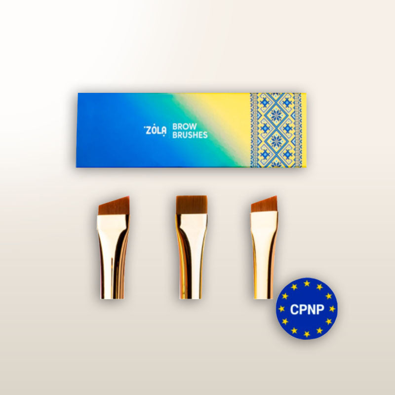 ZOLA Brow Brushes Ukrainian Edition (Set 3)