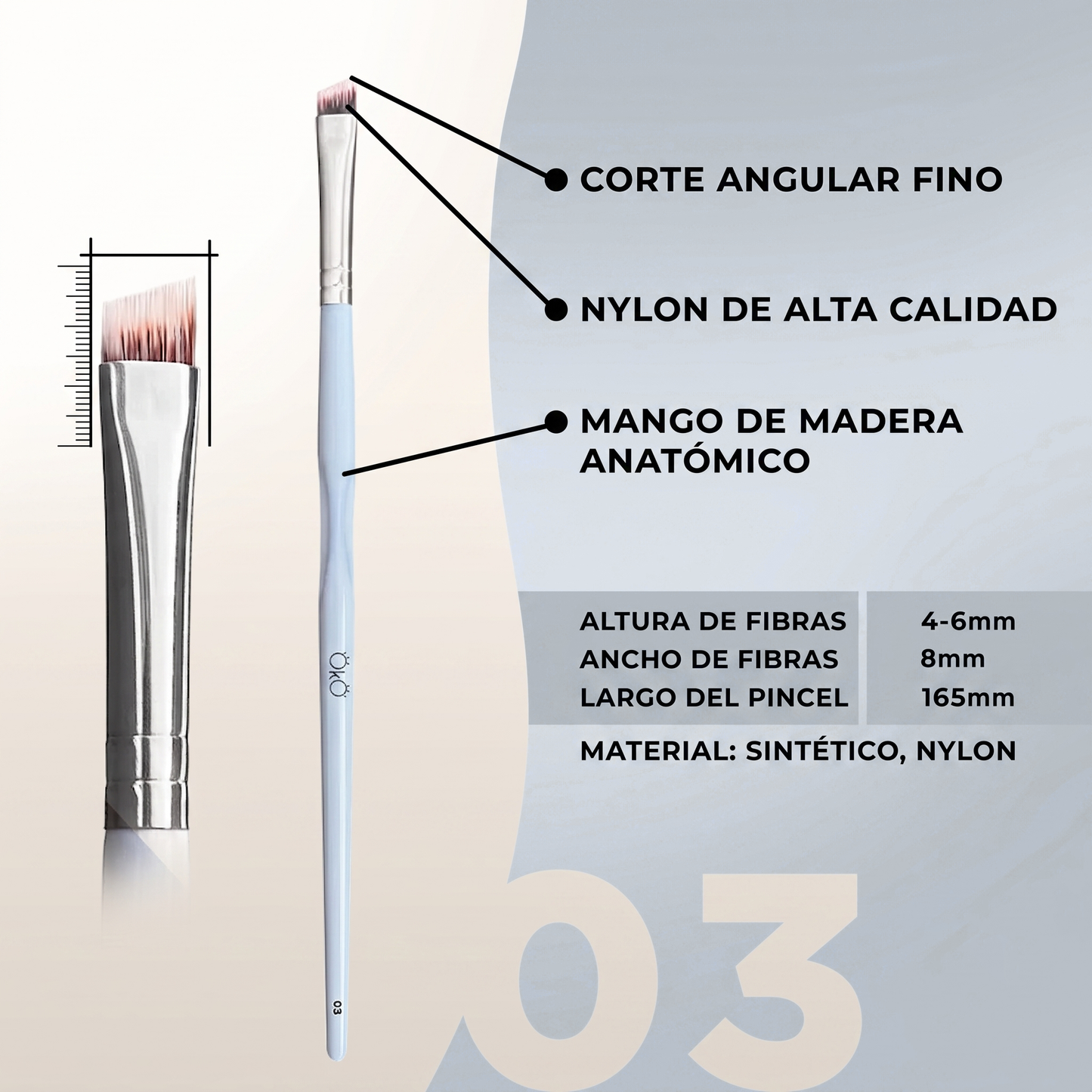 OKO LASH&BROW FLAWLESS BRUSHES – FLAWLESS BROWS BRUSH SET
