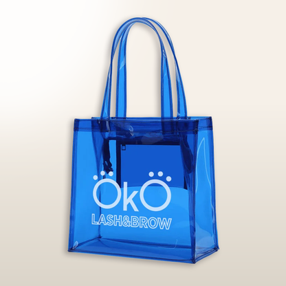 OKO LASH&BROW SILICONE SHOPPER BAG BLUE