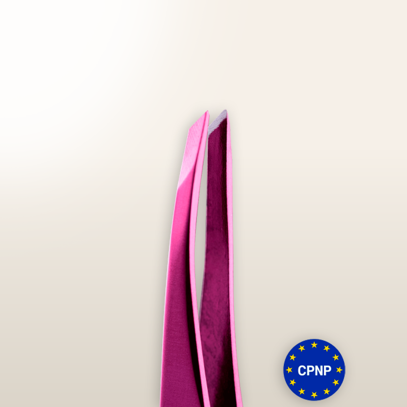 Pinza biselada rosa ZOLA® para cejas