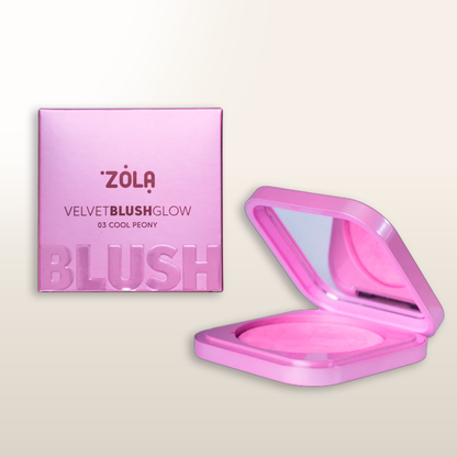 ZOLA VELVET BLUSH GLOW 03 COOL PEONY