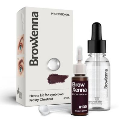 BROWXENNA® HENNA 105 – FROSTY CHESTNUT (VIAL 10 ML)