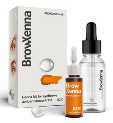 BROWXENNA® HENNA 210 – AMBER CONCENTRATE (VIAL 10 ML)