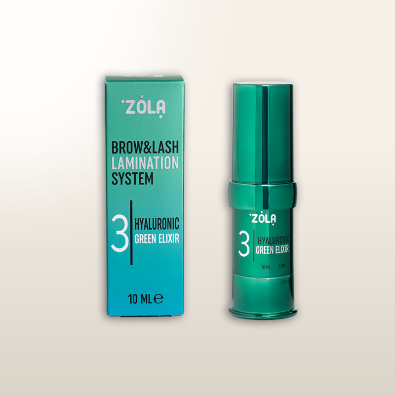 ZOLA® 03 HYALURONIC GREEN ELIXIR – PASO 3 LAMINACIÓN 10 ML