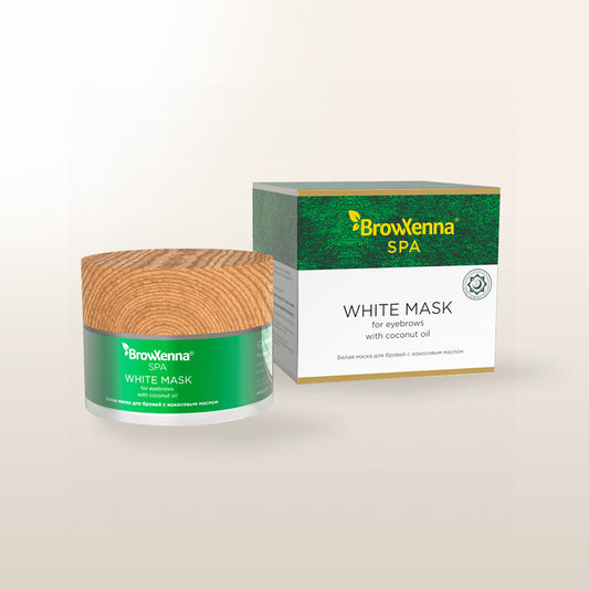BrowXenna® White Mask with Coconut Oil for Eyebrows (15 g)