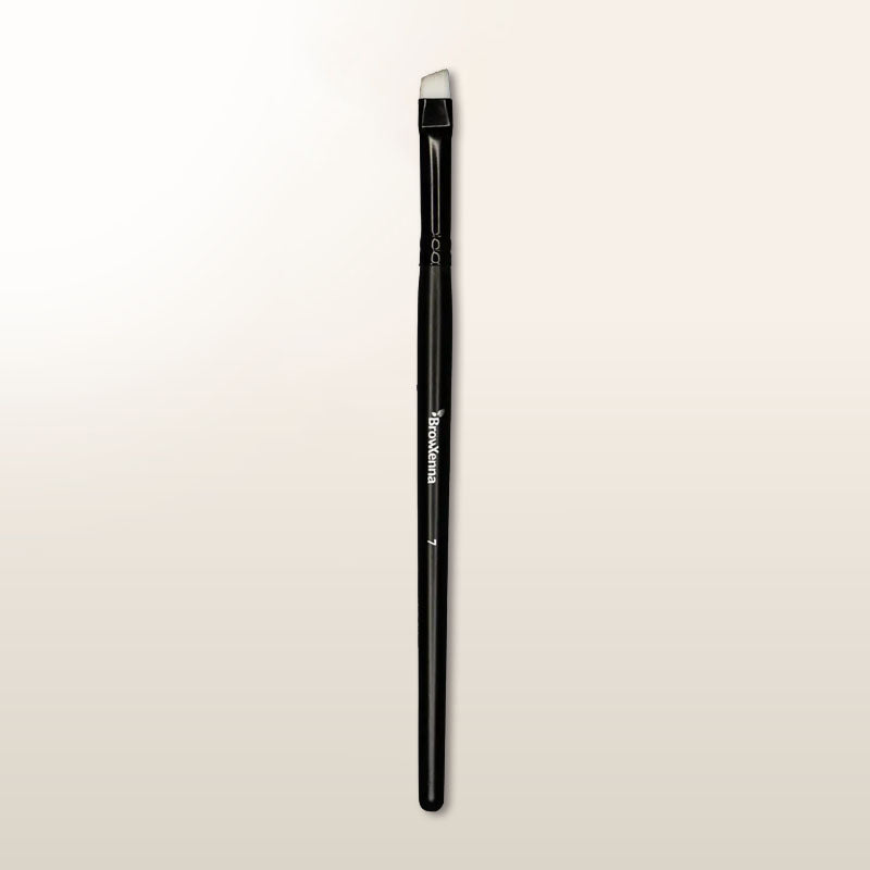 Cepillo para cejas BROWXENNA®: mango negro y punta recta