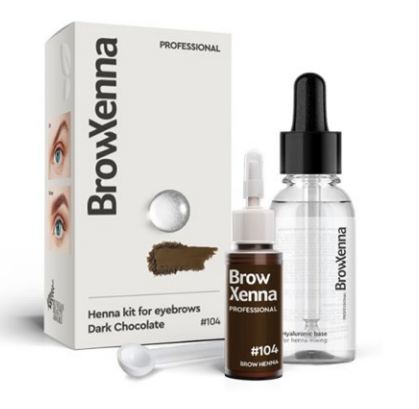 BROWXENNA® HENNA 104 – DARK CHOCOLATE (VIAL 10 ML)
