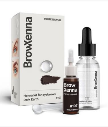 BROWXENNA® HENNA 107 – DARK EARTH (VIAL 10 ML)