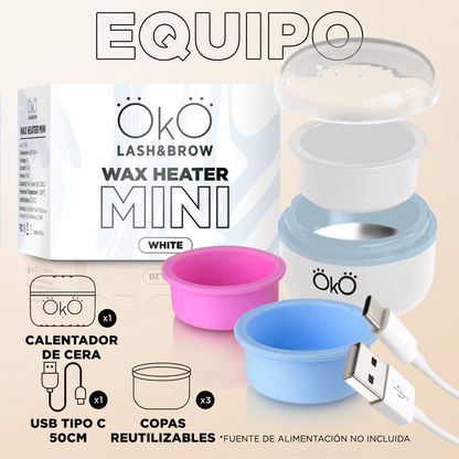 OKO LASH&BROW MINI WAX HEATER BLACK