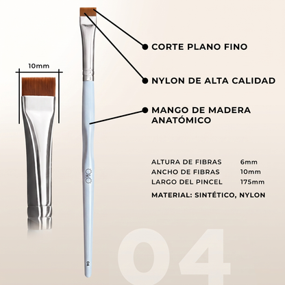 OKO LASH&BROW FLAT BRUSH 4