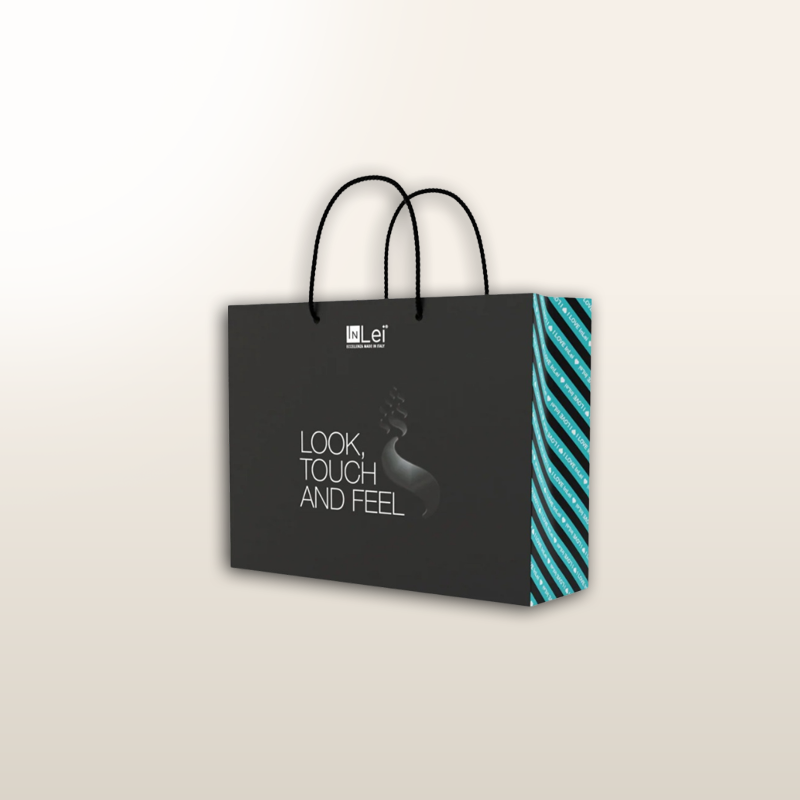 INLEI® DELUXE HANDBAG L – Bolsa de papel personalizada
