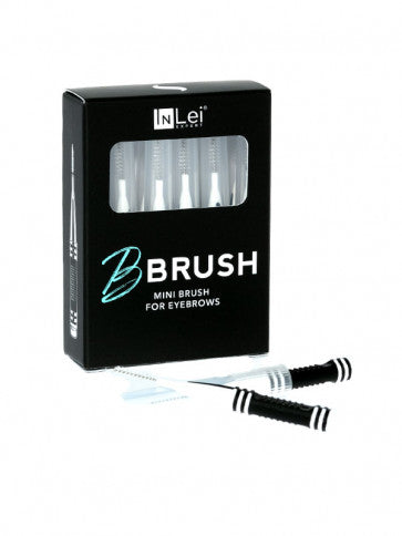 Mini cepillos para cejas InLei "B-BRUSH". Paquete de 12 piezas