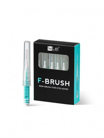 Mini cepillos para pestañas InLei “F-BRUSH”. Paquete de 12 piezas