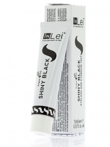 InLei “SHINY BLACK” - tinte negro para pestañas y cejas con aceite de argán